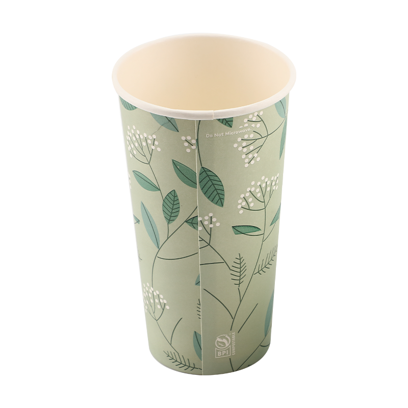 22oz 700ml horúci papierový pohár