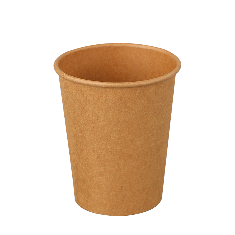 12oz hnedý sulfátový jednoduchý nástenný papierový pohár