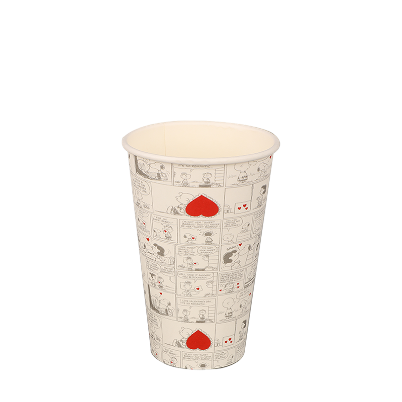 8oz vodotesné papierové poháre s jednou stenou