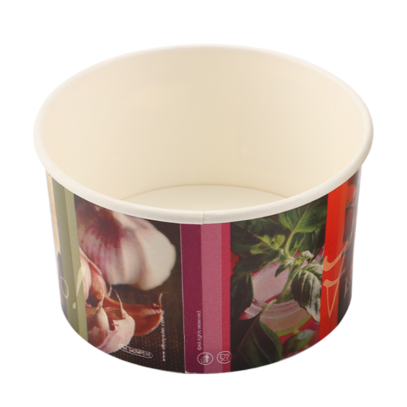 Kompostovateľný papierový pohár na zmrzlinu 16oz